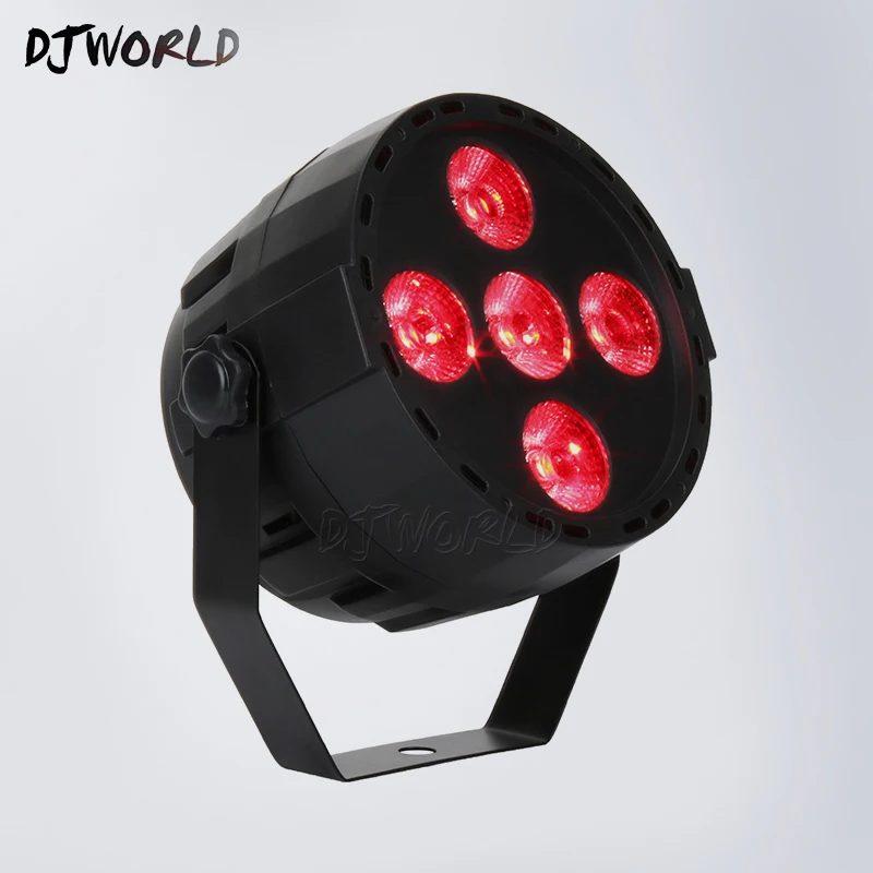 Мини светодиодный Par 5x10 Вт RGBW DMX512 сценический эффект Освещение для диско DJ