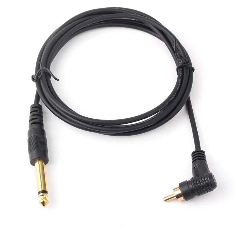 1 шт. 8 м медный RCA шнур для татуировки черный силиконовый прямоугольный L тип