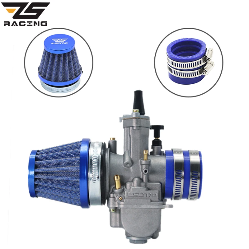 Карбюратор ZS PWK для гоночного мотоцикла 21 24 26 28 30 32 34 мм воздушный фильтр впускной