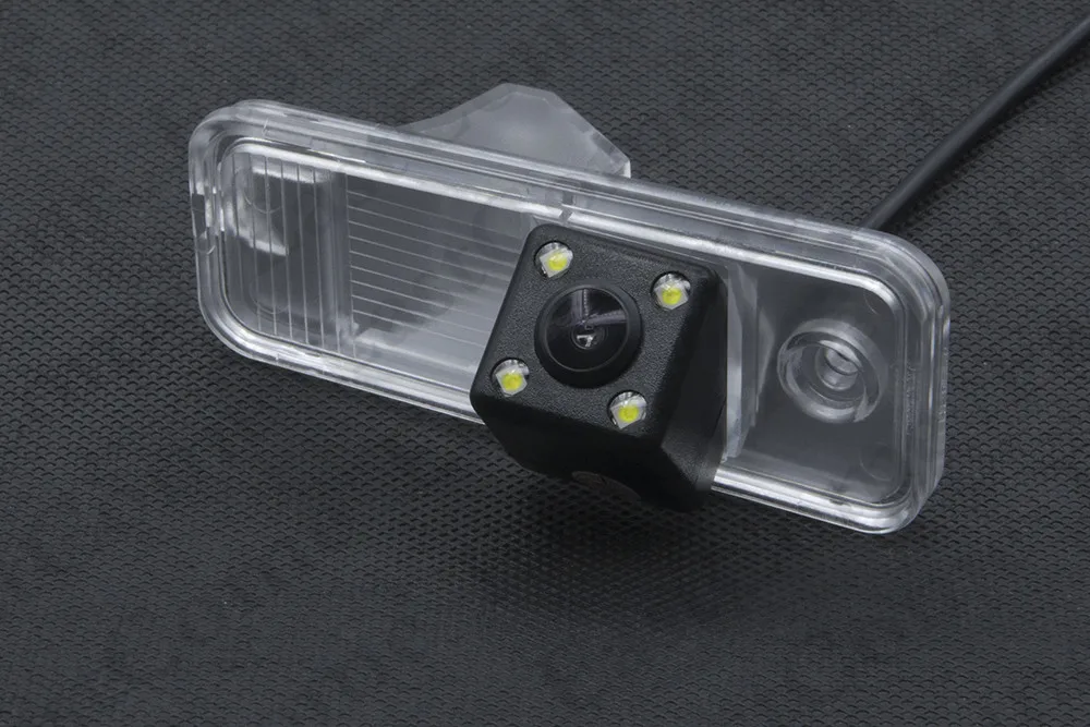 4LED водонепроницаемая CCD Автомобильная камера заднего вида резервная для