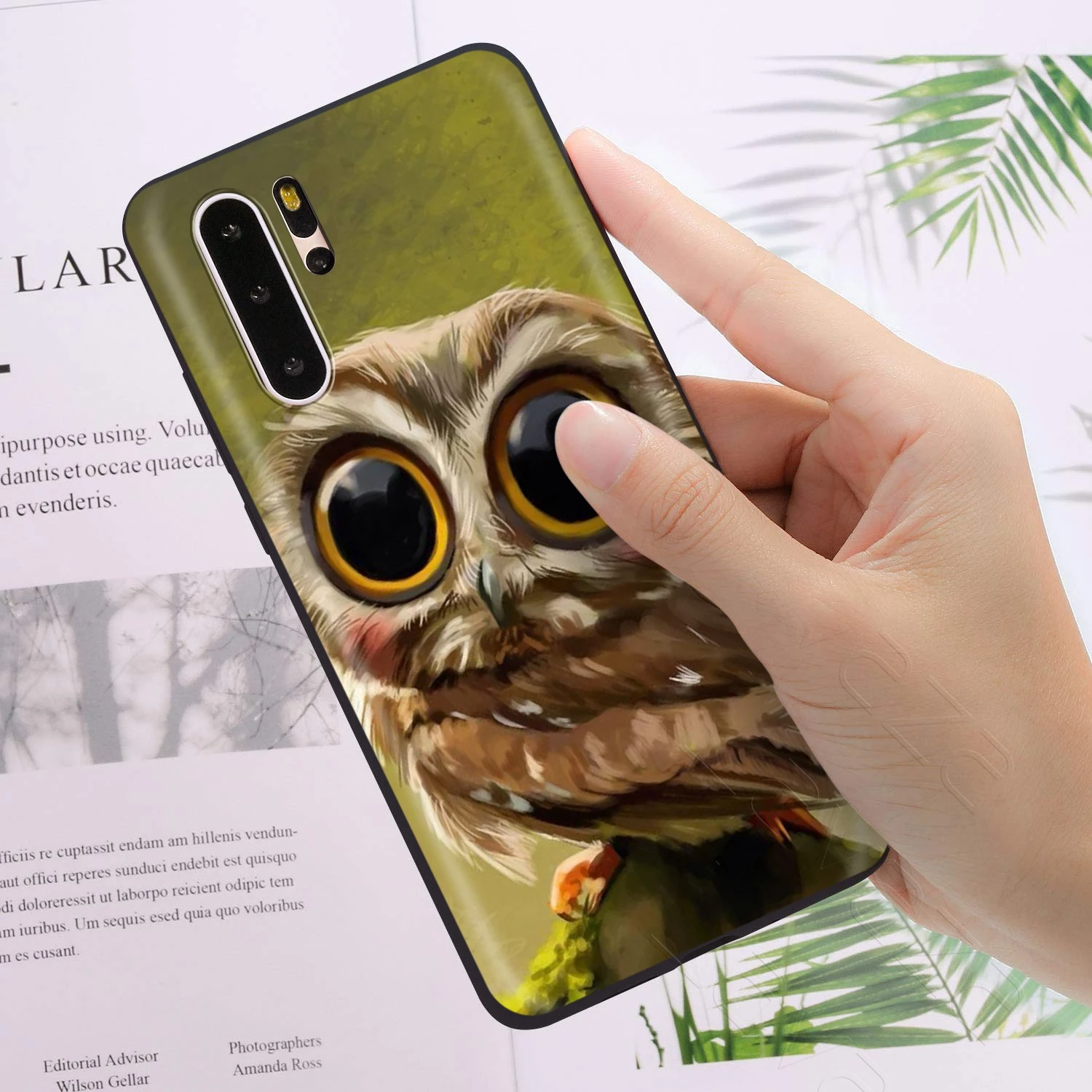 Чехол с изображением совы для Huawei Mate Y7 Y9 P8 P9 P10 P20 P30 P40 Max Lite Pro P Smart Mini |