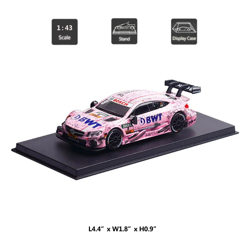 Модель гоночного автомобиля HOMMAT AMG C63 DTM модель 1/43 года литой автомобиль из сплава