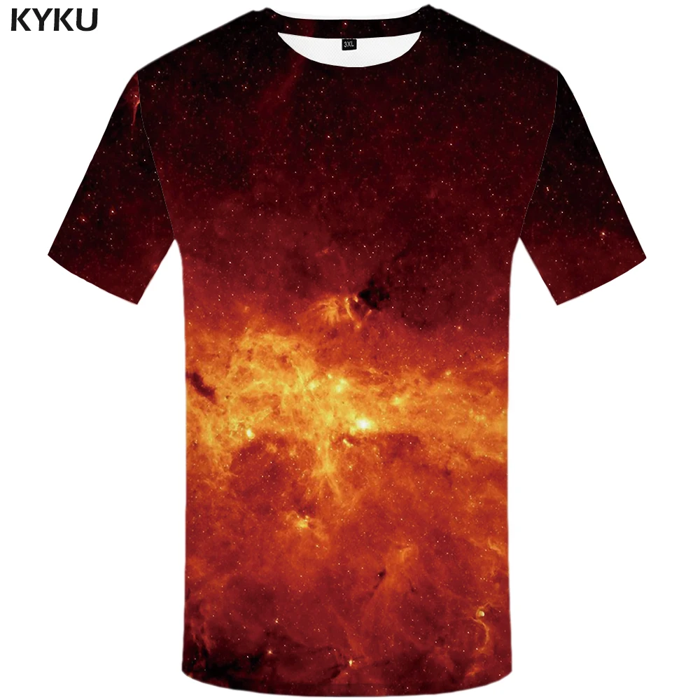 KYKU Galaxy футболка Для женщин голубое небо в стиле панк рок Harajuku уличная s Костюмы 2018