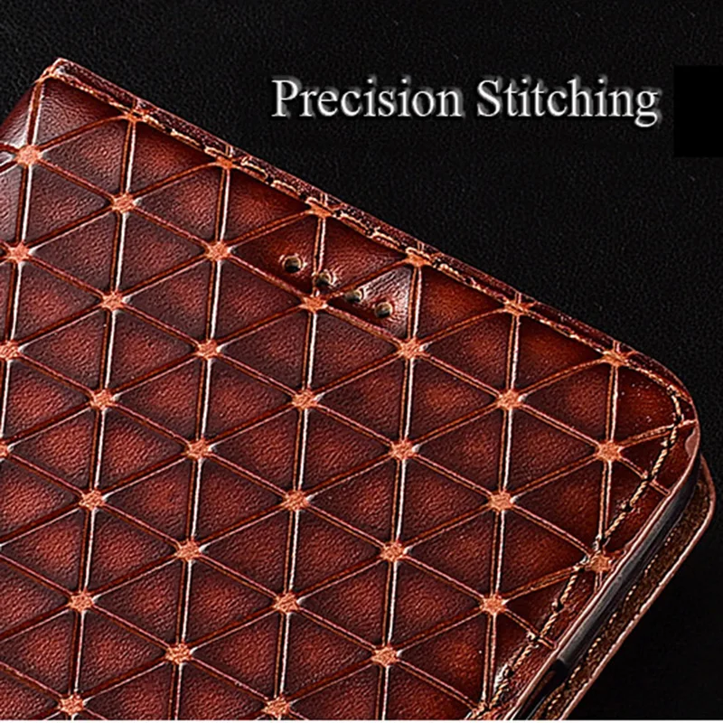 

Fashion Stand Flip Phone Case Cover For Nokia 2 3 5 6 7 8 Plus Sirocco Genuine Cow Leather Card Design Phone Case