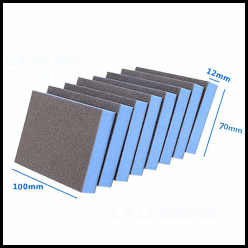 

New arrival Covenient Portable 1pc Blue High quality Nanometer Diamond Sand Sponge Descaling Cleaning Brush New Kitchen utensils