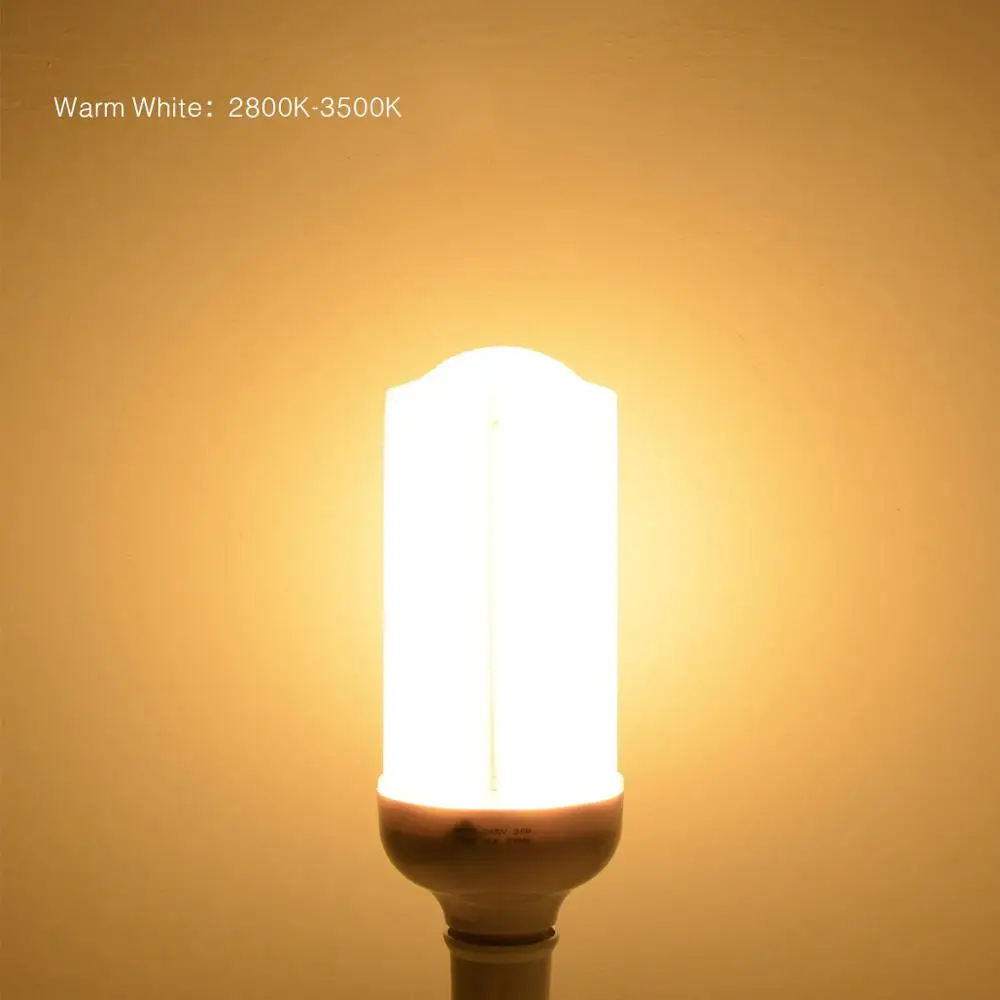 Warm White AC85V-265V 5 Вт 10 Вт 15 Вт 20 Вт 30 Вт E27 E14 B22 светодиодный свет светодиодный лампы без бликов мерцания уход за кожей вокруг настольная лампа домашний декоративный свет - Цвет: Warm White