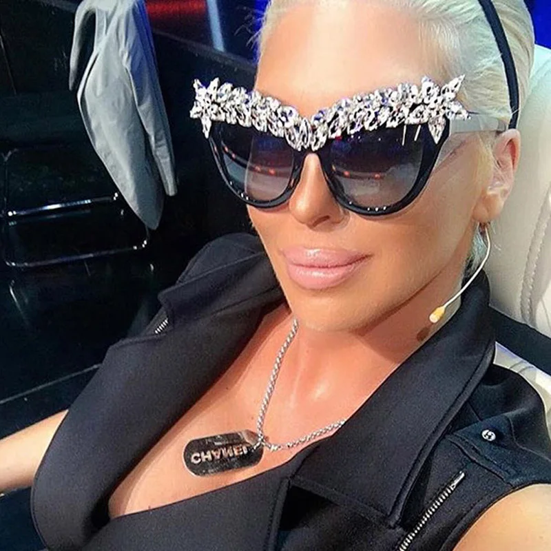 Очки солнцезащитные женские кошачий глаз с прозрачными линзами|Женские очки| |