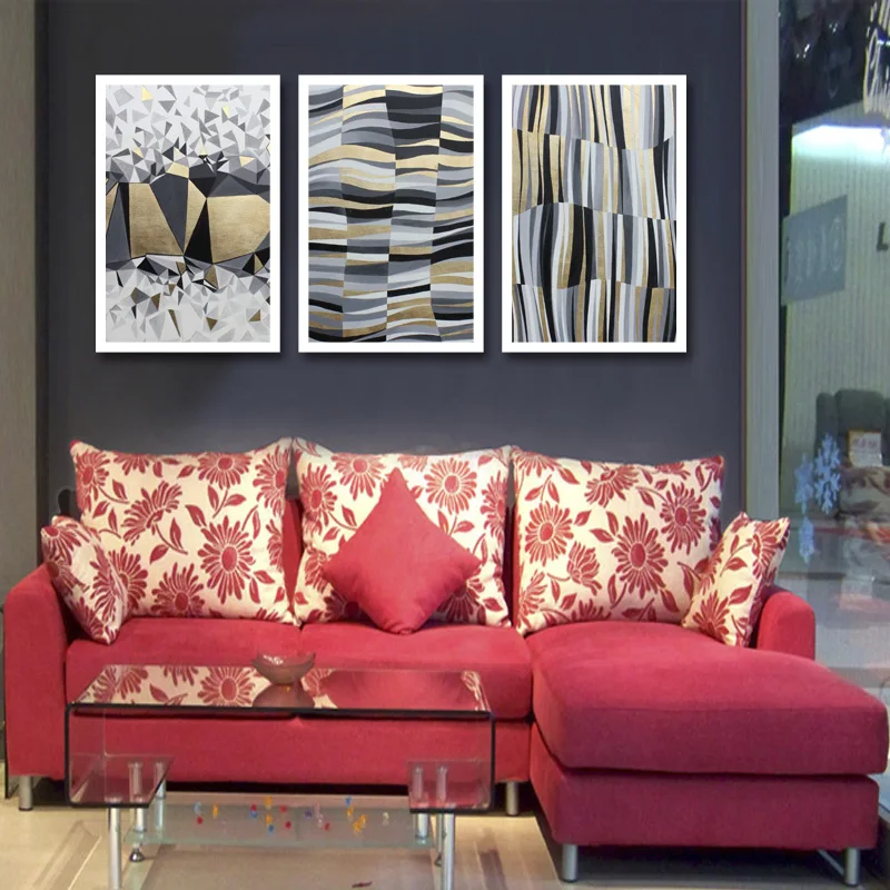 3 шт./компл. Классическая абстрактная декоративная картина на холсте украшение