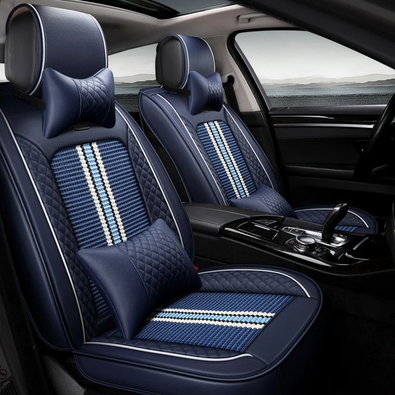 

Высокое качество! Полный набор чехлов для автомобильных сидений для Audi A4 Sedan B8 2016-2008 удобные прочные чехлы для сидений A4 2013, бесплатная доста...