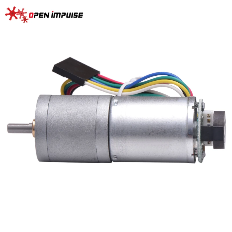 JGA25 371 мотор редуктор постоянного тока 95 RPM 12V с кодером (95 ОБ/мин при 12 В)|encoder| |