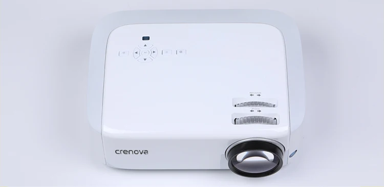 CRENOVA Newest Full HD 1080P Android Projector 6000 Lumens Android 7.1.2 OS Video Projector Support 4K Dolby 2G 16G Beamer