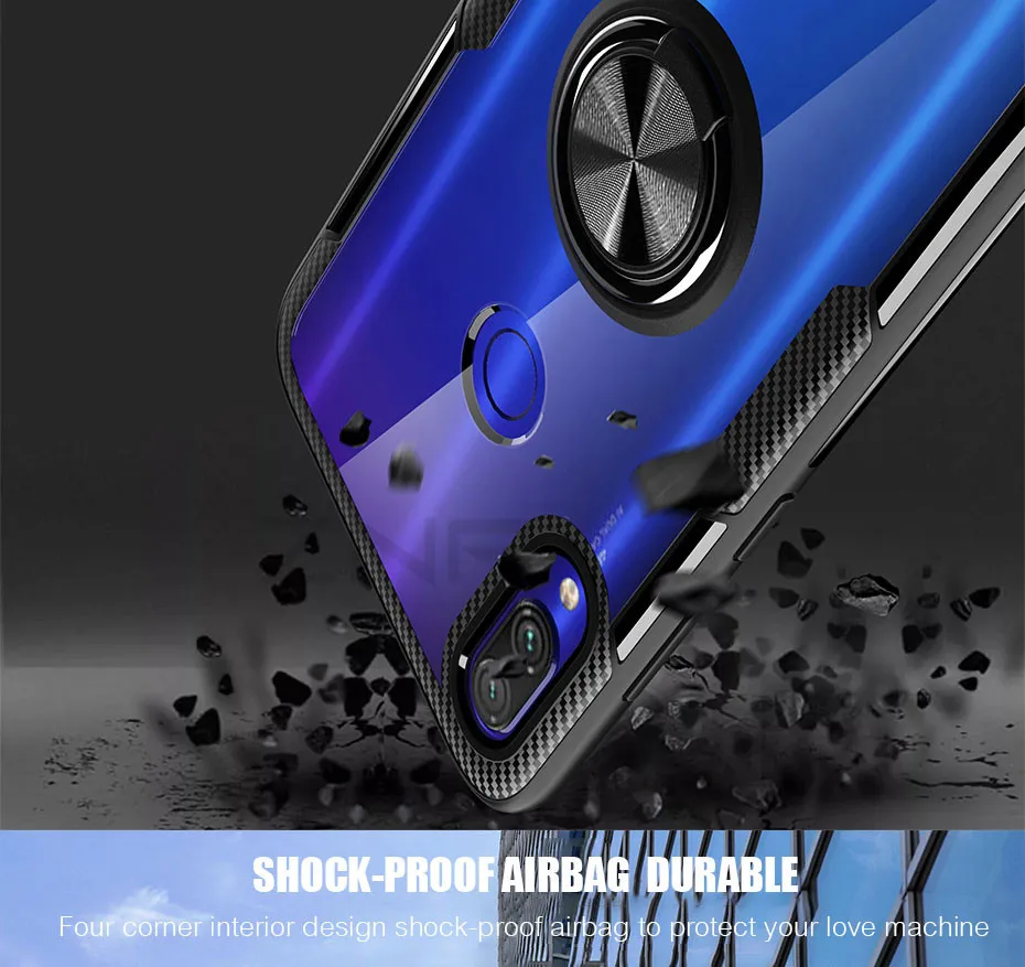 ZNP Роскошная подставка с магнитным кольцом чехол для Red mi Note 7 Red mi K20 Pro 7 держатель полный чехол Чехол для Xiaomi mi 9 8 SE mi 8 Lite чехол