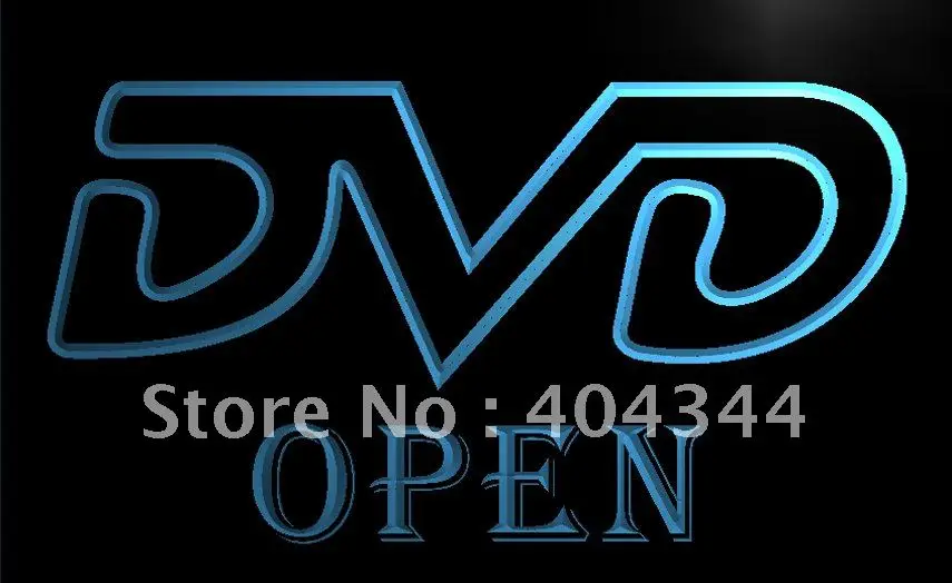 

LB228- OPEN DVD Disc CD DVD LED Neon Light Sign home decor crafts