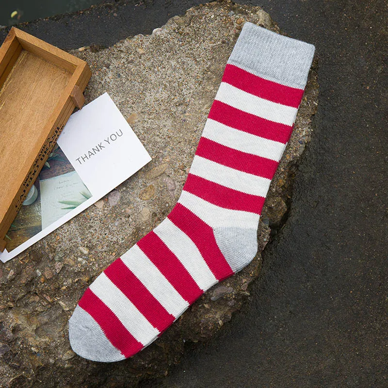 

[EIOISAPRA]Striped Style Happy Socks Men Colorful Pattern Skateboard Hip Hop Socks Harajuku Meias Unisex Calcetines Hombre