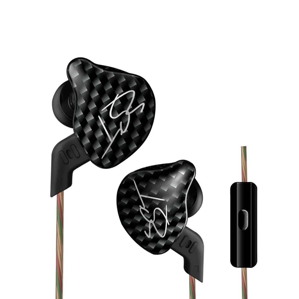 Гибридные наушники KZ ZST Bluetooth + Проводные 2 кабеля арматура Динамический привод Hi Fi