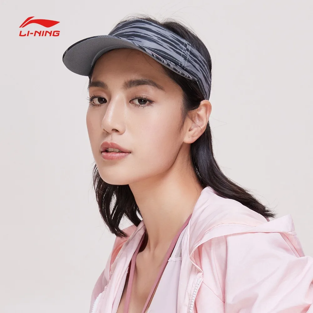 Li Ning унисекс для бега серии Регулируемый козырек полиэстер 55 59 см подкладка