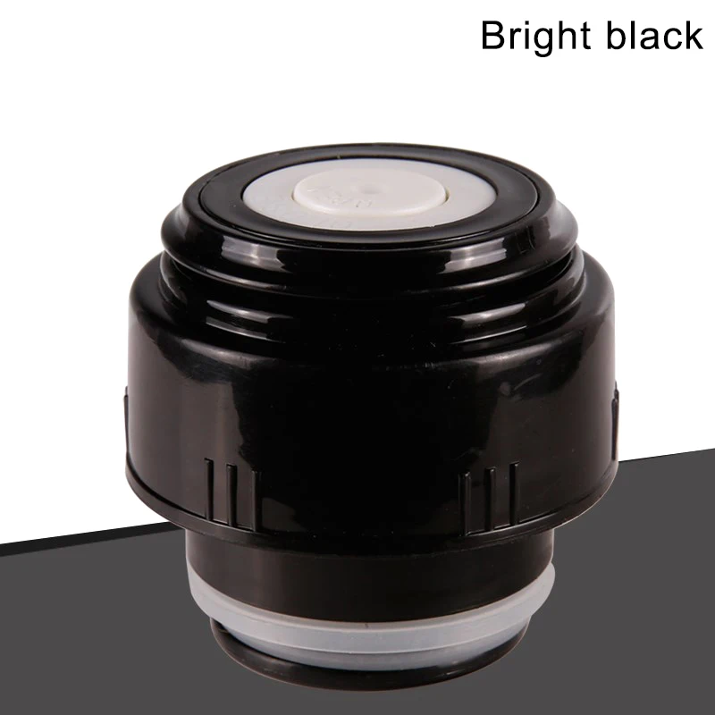 Bright black 1 шт. 5,2 см термо-чехол Вакуумная Крышка для бутылки термо чашки бутылка для походов округлая крышка может CSV - Цвет: Bright black