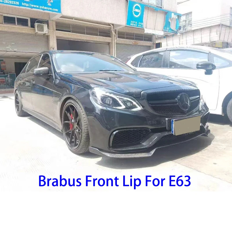 Передний бампер W212 B Style из углеродного волокна для Benz EClass Facelift E200E300 с Amg посылка E63