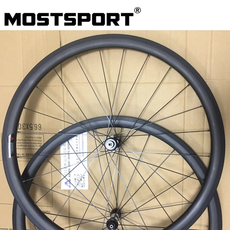 MOSTSPORT 35 мм клинчерные/бескамерные готовые углеродные колеса с прямым вытяжным DT