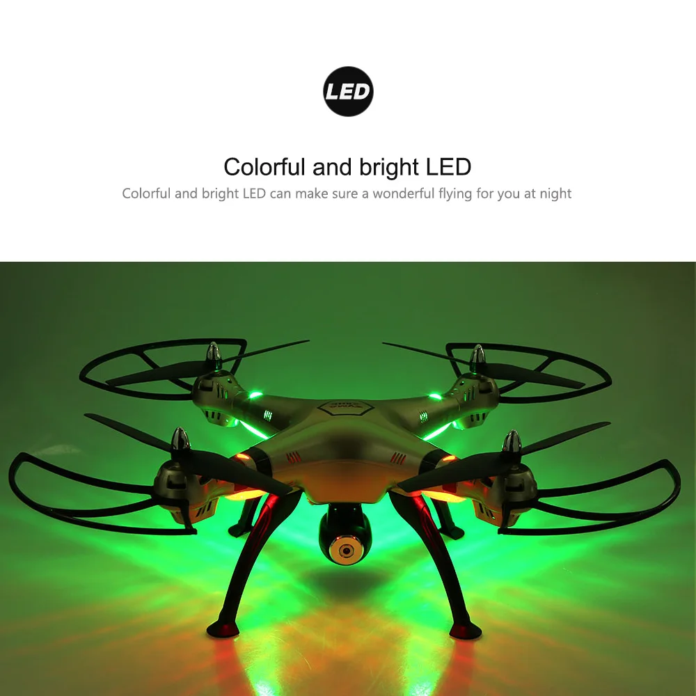Оригинальный Квадрокоптер Syma X8HC профессиональный Дрон с камерой 2.0MP HD удержанием