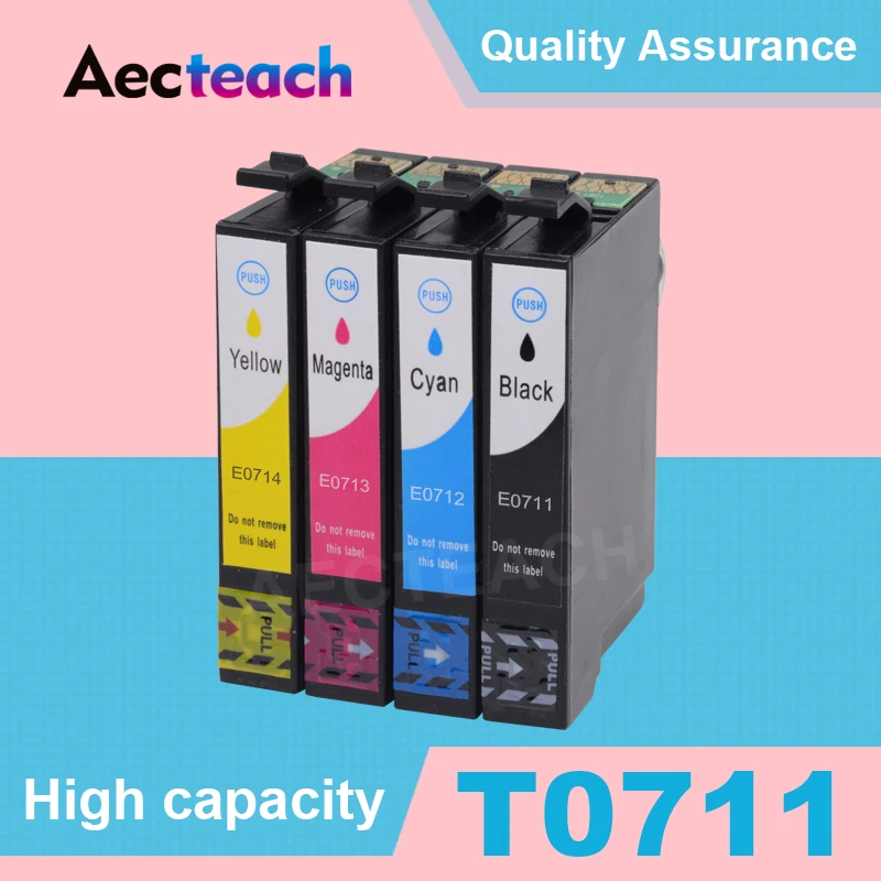 Картридж для принтера EPSON T0711 T0712 T0713 T0714 Stylus SX215 SX218 SX400 SX405 SX410 SX415 | Компьютеры и офис