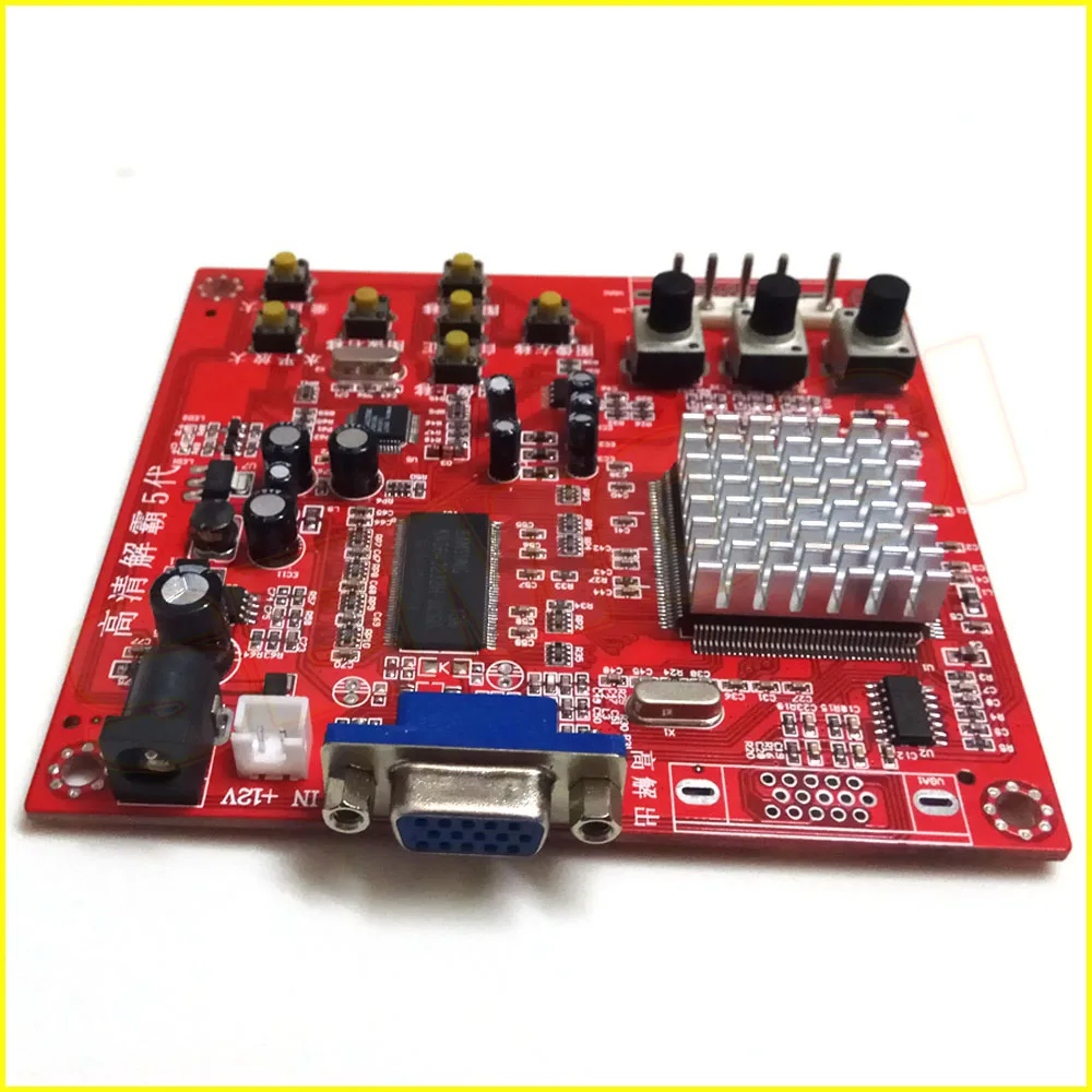 Переходник CGA в VGA PCB EGA YUV на аксессуары для кабинета с выходами HD-видеоконвертера |
