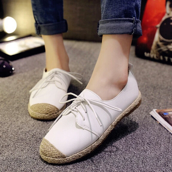 Spring Summer canvas Shoes Women Hand-sewn Flats Round Toe flats Ladies  Slip On Moccasins Women's shoes | АлиЭкспресс