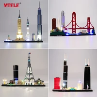 yeabricks light kit for architecture skyline chicagolas vegas compatible with 210262102721028210302103221042