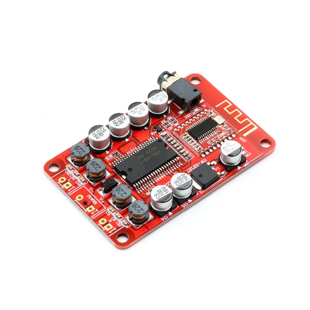 YDA138 DC 12 В 2A Bluetooth цифровой аудио усилитель модуль Плата класса D 2*15 Вт стерео
