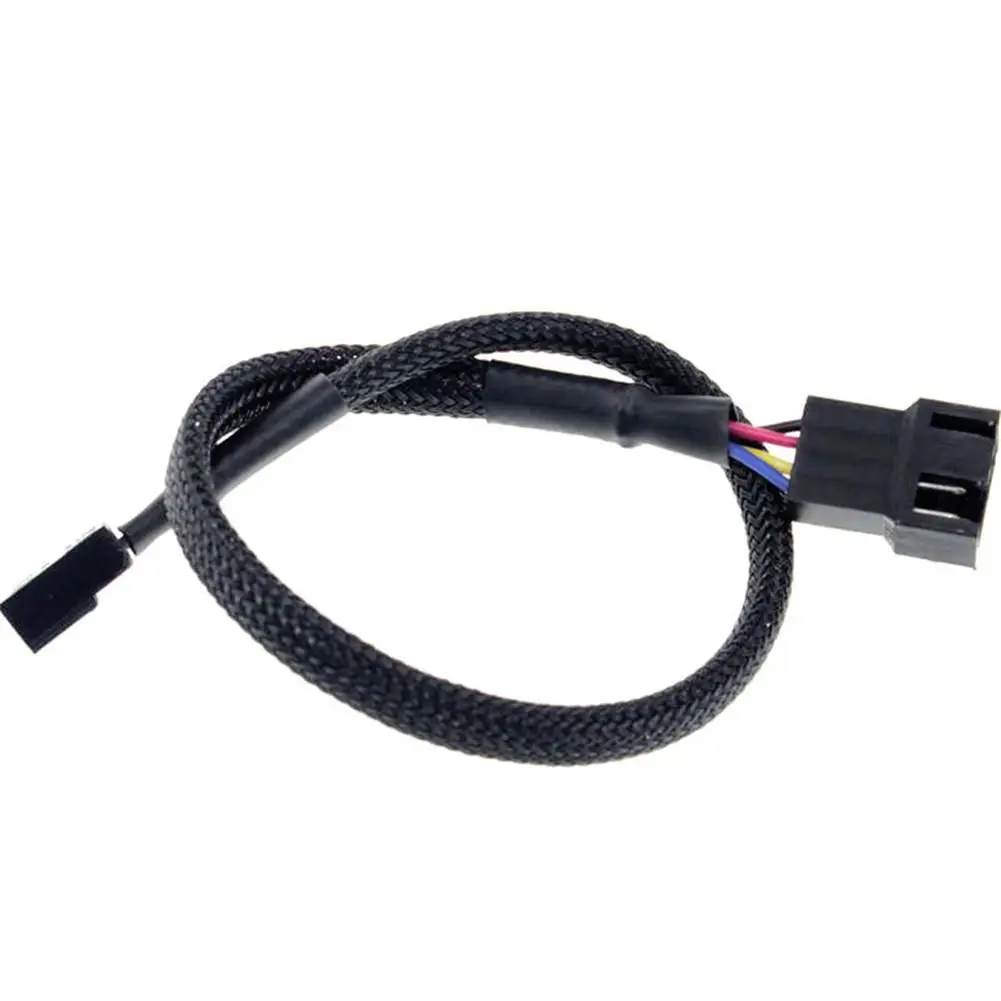 Mainboard CPU 4 PIN Fan Extention Cables PWM 4P Adapter Cable Computer Case Power &amp Connectors |