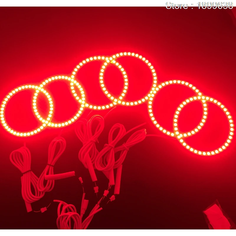 Для Alfa в римском стиле 159 2004-2011 RGB светодиодный фар колец halo ангел демон глаза с