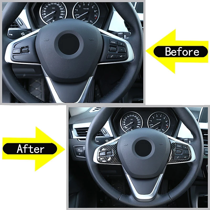 Углеродное волокно для Bmw 2 серии 218I F45 F46 X1 F48 2016 2017 Abs Хромированная накладка на