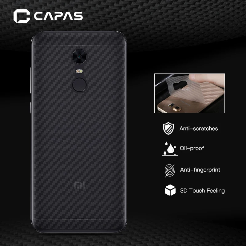 5 шт. для Xiaomi Redmi Plus/Redmi Note Защита экрана задняя оболочка защитная пленка 3D