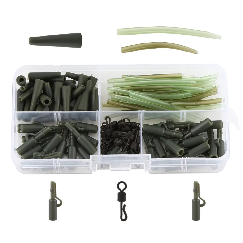 Набор рыболовных снастей с вертлюгом защитные зажимы для свинца Аксессуары