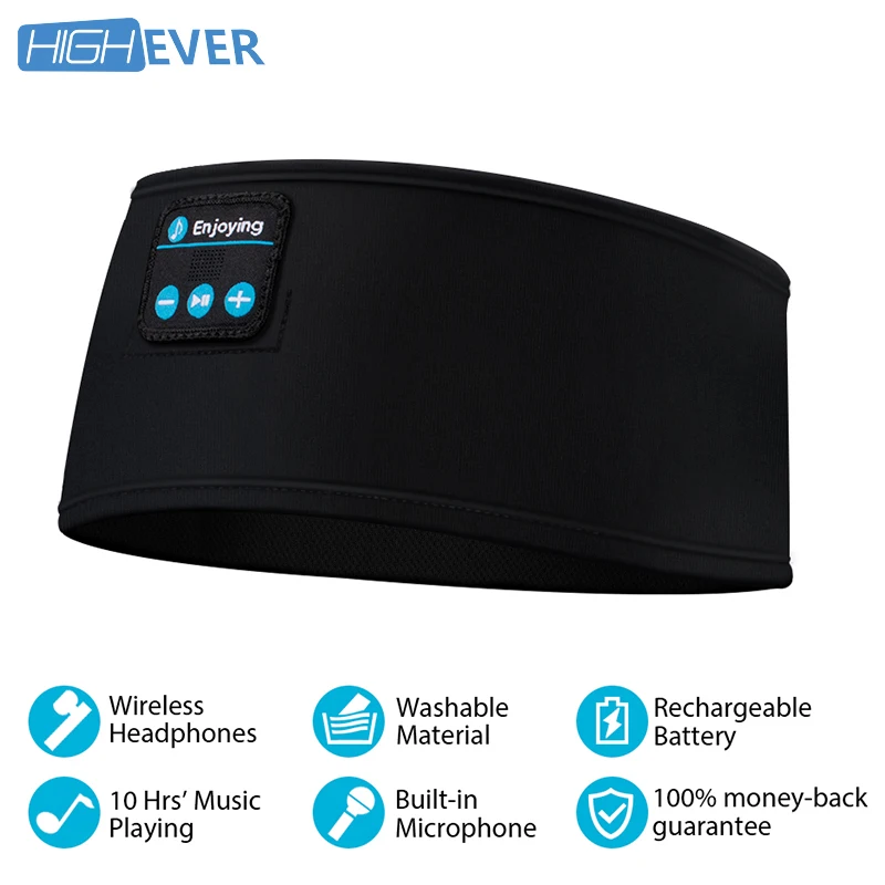 Highever повязка с Bluetooth наушники для сна Йога Аксессуары зима Вязание подарки |