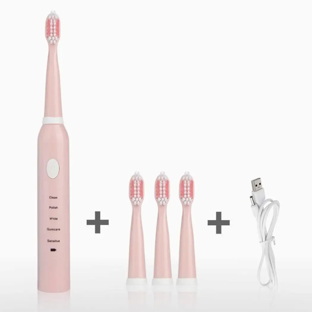 Взрослая перезаряжаемая электрическая зубная щетка зубочистка дома путешествий