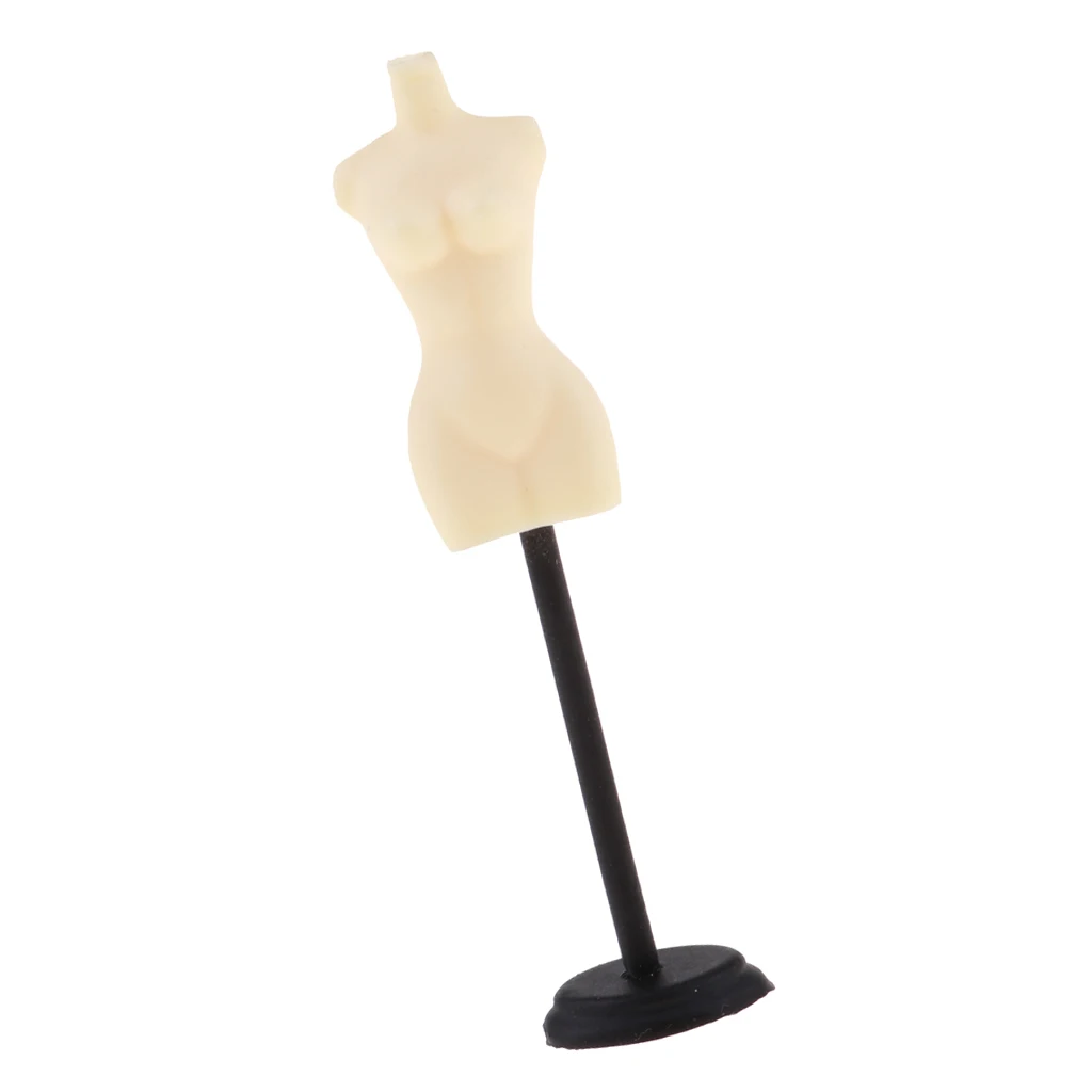

1:12 Gold Metal Sewing Dress Form Mannequin Model Display Stand Home Decor