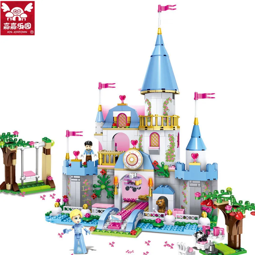 669 шт город девушка друзья Романтический замок Золушки строительные блоки сборка