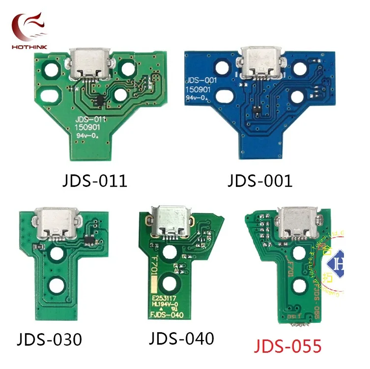 HOTHINK 25 шт./лот JDS 001 011 030 040 055 USB зарядки Порты и разъёмы доска для PS4 контроллера