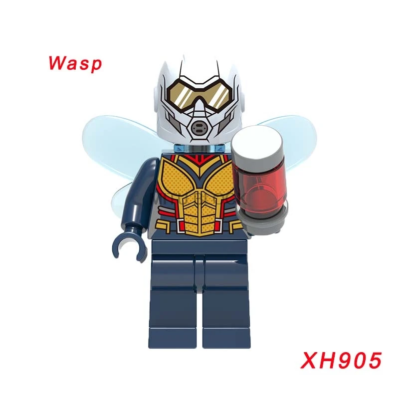 xh905 Фигурки супергероев Marvel, Человек-паук, муравей, Бэтмен, Железный человек, строительные блоки, мини-кубики - Цвет: xh905