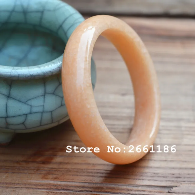

High Quality Yellow Quartzite Stone Bangles Round Bracelets Gift For Pretty Women's Stone Jewelry