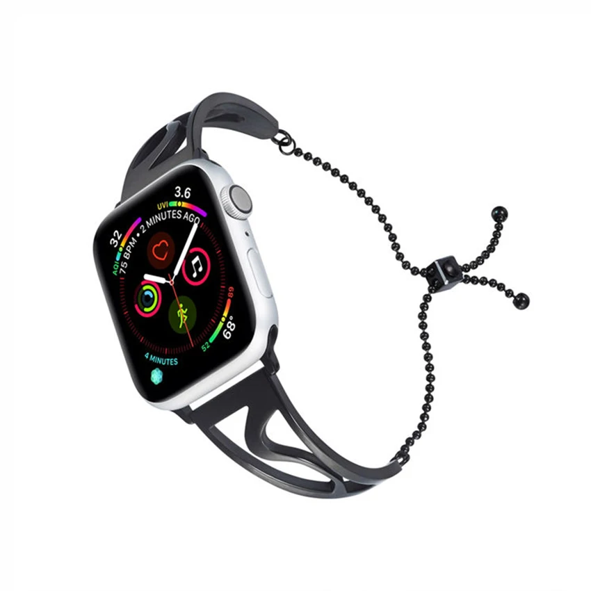 Ремешок для Apple Watch 44/40 мм 38/42 легкий модный металлический спортивный браслет из