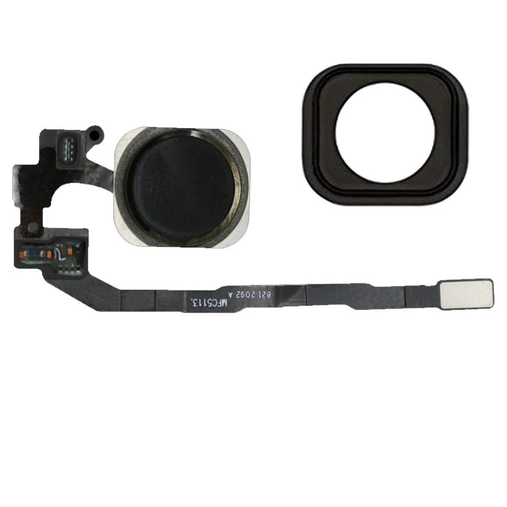 1 шт. для iPhone 5 5c 5s 6 6p 6s 6sp 7 Plus Замена кнопки Home с гибким кабелем и резиновой