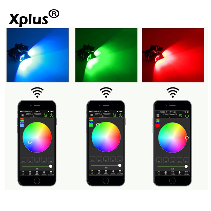 Светодиодсветодиодный чипы Xplus 20 Вт Wi-Fi RGB E39 E53 E60 E61 E63 E65 E66 E87 для габаритных ламп