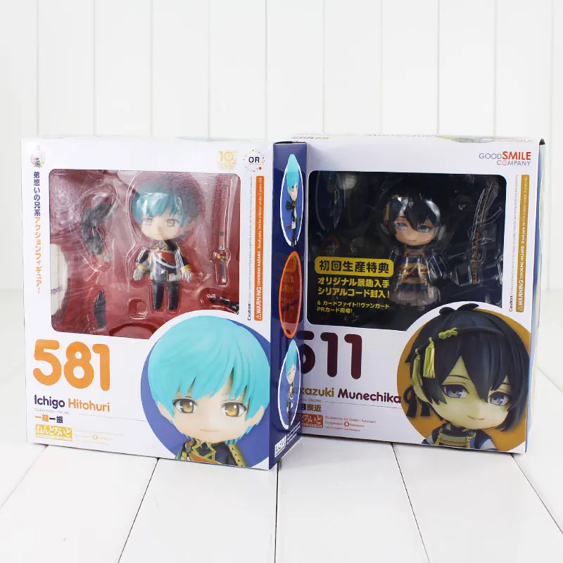 Nendorid игра Touken Ranbu онлайн фигурка игрушка 511 Mikazuki Munechika 581 Ichigo Hitofuri модель куклы