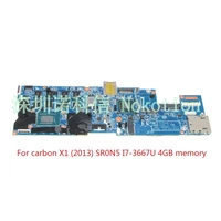 nokotion 04w3895 for lenovo thinkpad carbon x1 laptop motherboard 48 4rq01 011 sr0n5 i7 3667u 4g memory