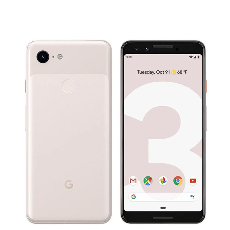 Google Pixel 3 Восьмиядерный LTE мобильный телефон 5," 4 Гб ОЗУ 64 Гб ПЗУ Snapdragon 845 Google смартфон