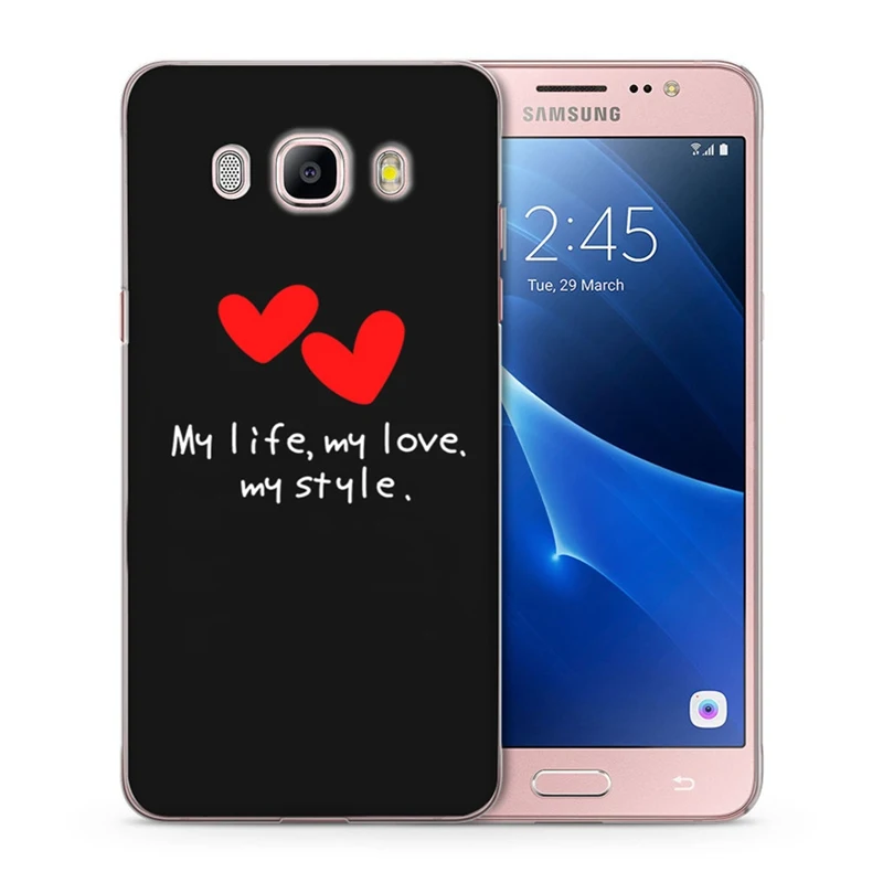 Case For Samsung Galaxy A3 A5 2016 2017 prime J2 J3 J5 J7 G530H S8/plus Note 8 TPU Soft Love Loving Heart Painted K046 |