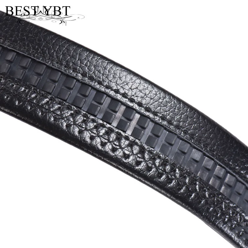 

Best YBT Women belt fashion Alloy Automatic buckle high quality belt Business affairs solid color Men casual simple belt