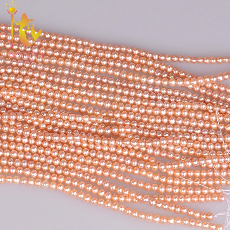 [Нимфа] натуральный пресноводный жемчуг Бусины для ювелирных изделий Цветные
